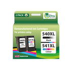 Remanufactured PG-540XL Black & CL-541XL Colour Combo Pack