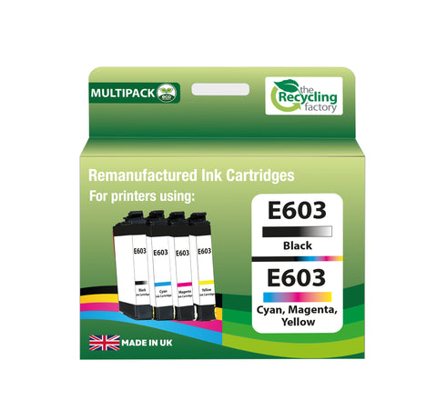 Remanufactured Epson 603 BCMY Multipack