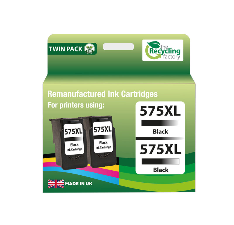 Remanufactured PG-575XL Black Twin Pack
