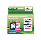 Remanufactured HP304XL Black & HP304XL Colour Combo Pack