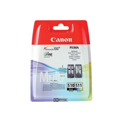 Picture of Canon PG-510 Black & CL-511 Colour Original Ink Cartridge Combo Pack