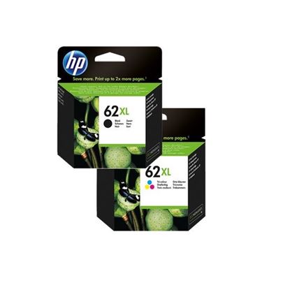 Picture of HP 62XL Black & Colour Original Ink Cartridge Combo Pack