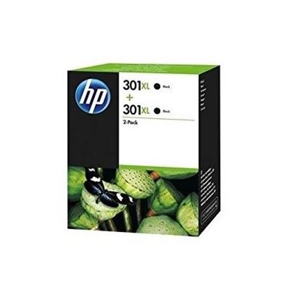 Picture of HP 301XL Black Original Ink Cartridge Twin Pack