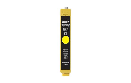 Picture of Jet Tec Recycled HP 935XL High Yield Yellow (C2P26AE) Ink Cartridge