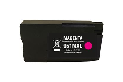 Picture of Jet Tec Recycled HP 951XL High Yield Magenta (CN047AE) Ink Cartridge
