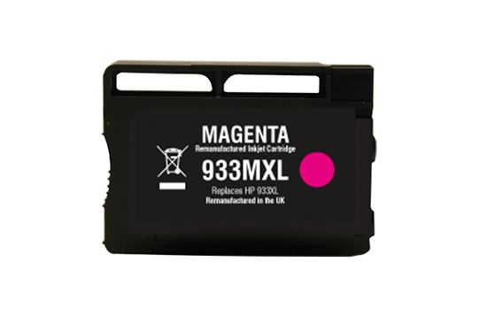 Picture of Jet Tec Recycled HP 933XL High Yield Magenta (CN055AE) Ink Cartridge