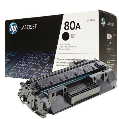 Picture of HP 80A Black Original Toner Cartridge (CF280A Laser Toner)