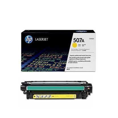 Picture of HP 507A Yellow Original Toner Cartridge (CE402A Laser Toner)