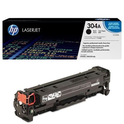 Picture of HP 304A Black Original Toner Cartridge (CC530A Laser Toner)