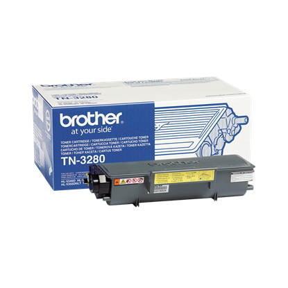 Picture of Brother TN-3280 High Yield Black Original Toner Cartridge (TN3280 Laser Toner)