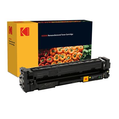 Picture of Kodak Replacement HP 201X High Yield Yellow (CF402X) Toner Cartridge