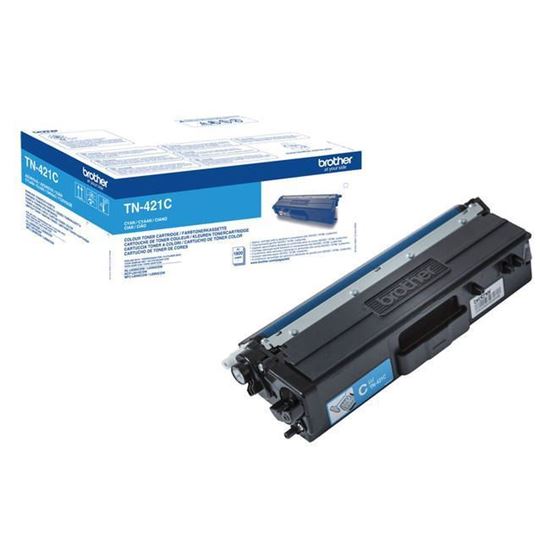 Picture of Brother TN-421C Cyan Original Toner Cartridge (TN421C Laser Toner)