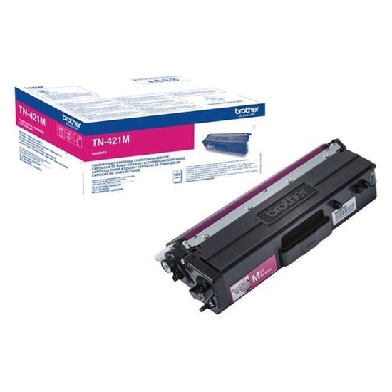 Picture of Brother TN-421M Magenta Original Toner Cartridge (TN421M Laser Toner)