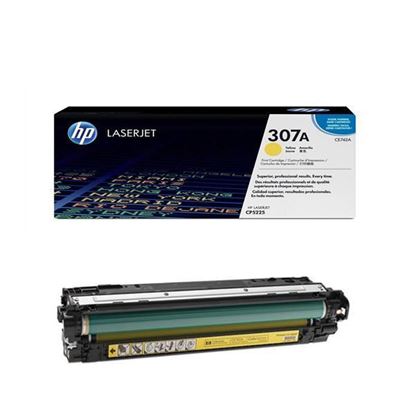 Picture of HP 307A Yellow Original Toner Cartridge (CE742A Laser Toner)