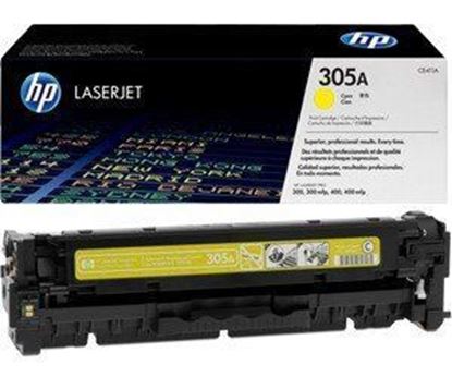 Picture of HP 305A Yellow Original Toner Cartridge (CE412A Laser Toner)