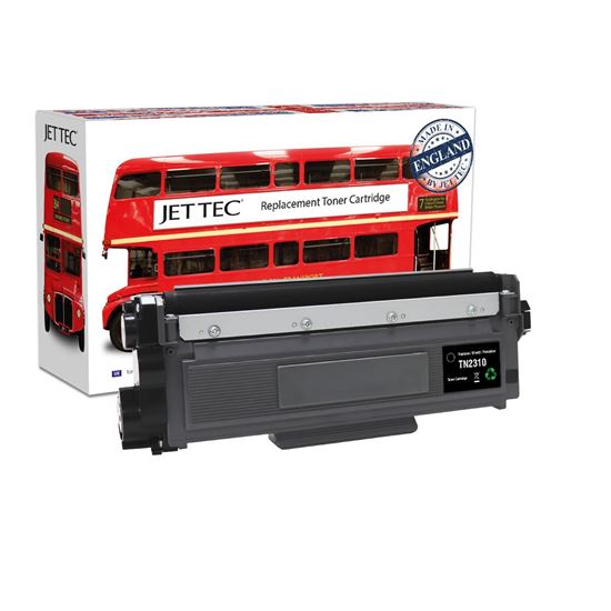 Picture of Jet Tec Recycled Brother TN-2310 Black Toner Cartridge