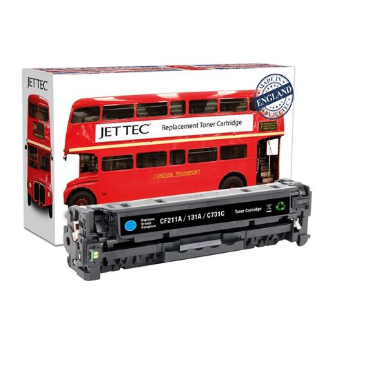 Picture of Jet Tec Recycled HP 131A Cyan (CF211A) Toner Cartridge