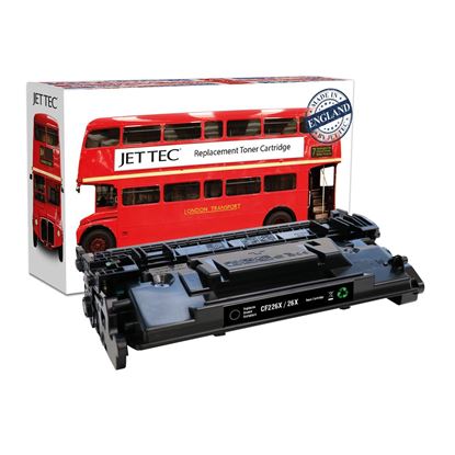 Picture of Jet Tec Recycled HP 26X High Yield Black (CF226X) Toner Cartridge