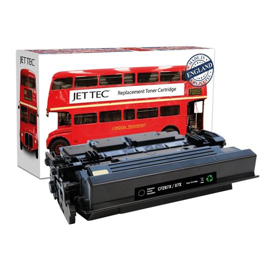 Picture of Jet Tec Recycled HP 87X High Yield Black (CF287X) Toner Cartridge