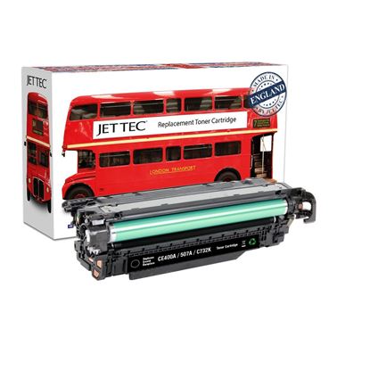 Picture of Jet Tec Recycled HP 507A Black (CE400A) Toner Cartridge