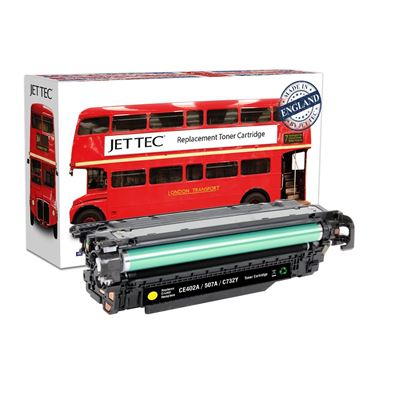 Picture of Jet Tec Recycled HP 507A Yellow (CE402A) Toner Cartridge