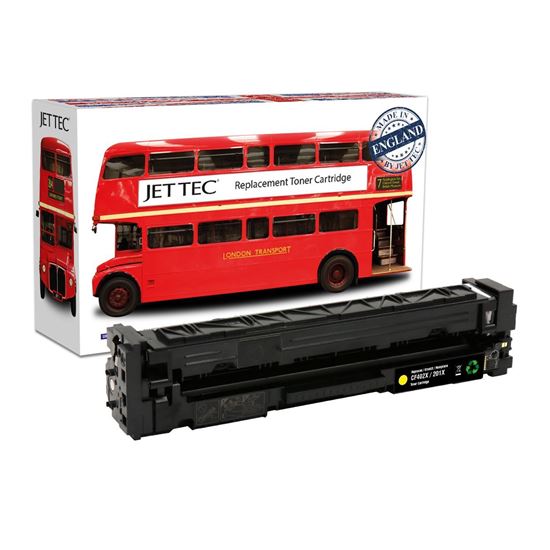 Picture of Jet Tec Recycled HP 201X High Yield Yellow (CF402X) Toner Cartridge