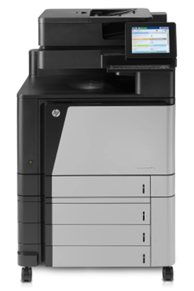 Picture of Refurbished HP Color LaserJet Enterprise flow MFP M880 Printer. FREE Jet Tec toner cartridges included.