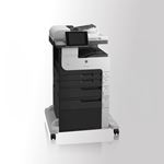 Picture of Renewed  HP Black LaserJet Enterprise flow MFP M725M Printer. FREE Jet Tec toner cartridges included.
