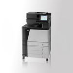 Picture of Renewed  HP Color LaserJet Enterprise flow MFP M880 Printer. FREE Jet Tec toner cartridges included.